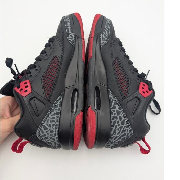 Nike Air Jordan Spizike Low Basketball Shoes Sneakers Black/Red Size US6Y EU38.5 - Picture 5 of 11